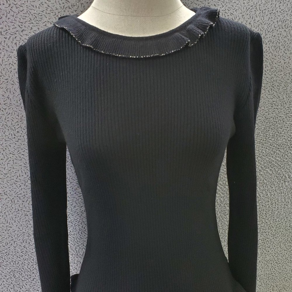 Vintage Valentino Night Women's Black Sweater Size M